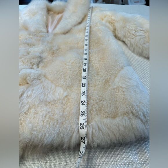 Vintage 1984 alpaca fur jacket with fur buttons Purchased new in L.A. 1980s  xs - Picture 12 of 16